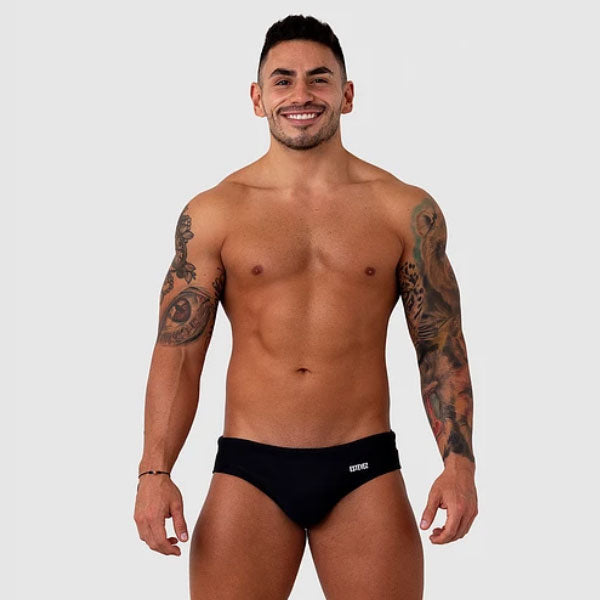 BAÑADOR ESTEVEZ NEGRO ONIX - traje de baño - sunga de baño - calzoncillo para bañador