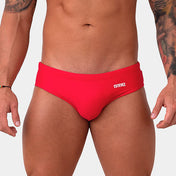 BAÑADOR ESTEVEZ ROJO VIVO - traje de baño - sunga de baño - calzoncillo para bañador