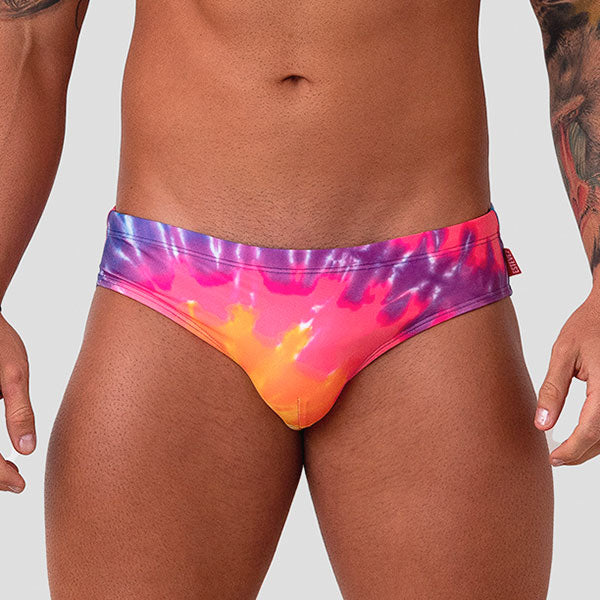 BAÑADOR ESTEVEZ TIE DYE - traje de baño - sunga de baño - calzoncillo para bañador