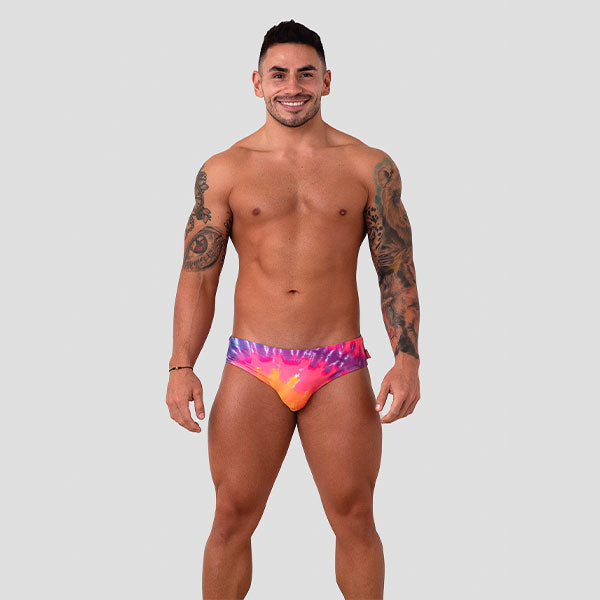 BAÑADOR ESTEVEZ TIE DYE - traje de baño - sunga de baño - calzoncillo para bañador