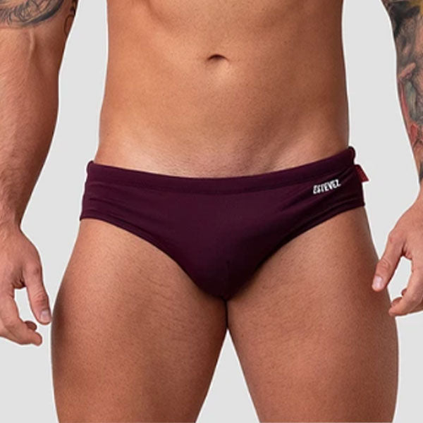 BAÑADOR ESTEVEZ VINOTINTO- traje de baño - sunga de baño - calzoncillo para bañador