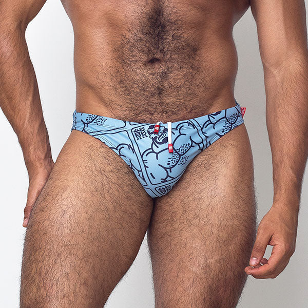 BAÑADOR KUMA BEAR - traje de baño - sunga de baño - calzoncillo para bañador