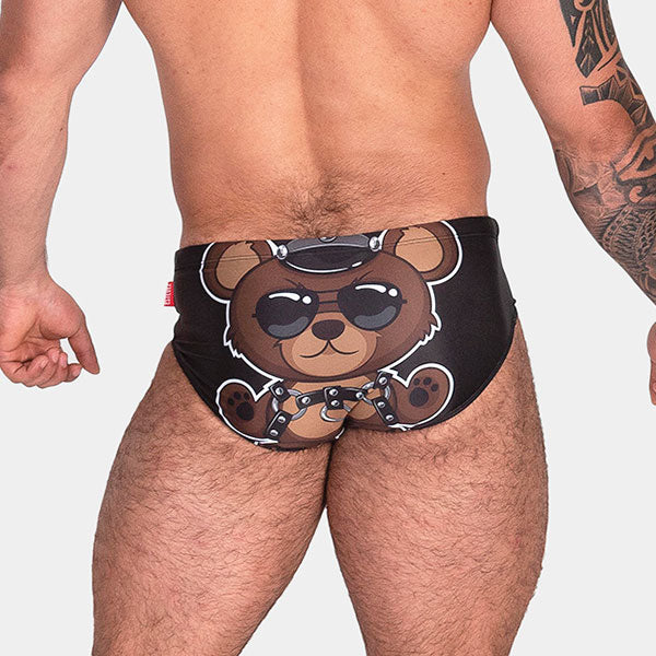 BAÑADOR LEATHER TEDDY - traje de baño - sunga de baño - calzoncillo para bañador