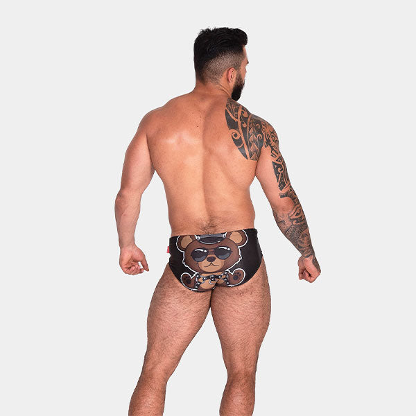 BAÑADOR LEATHER TEDDY - traje de baño - sunga de baño - calzoncillo para bañador