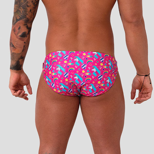 BAÑADOR UNICORNIOS - traje de baño - sunga de baño - calzoncillo para bañador