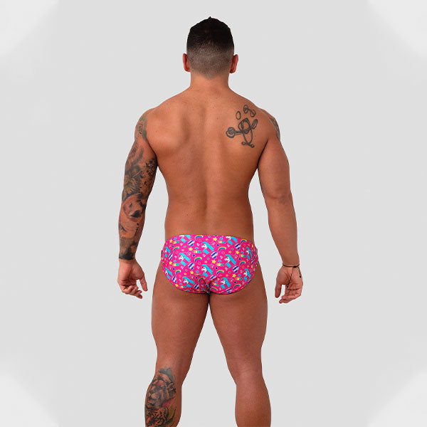 BAÑADOR UNICORNIOS - traje de baño - sunga de baño - calzoncillo para bañador