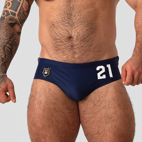 BAÑADOR WOLF 21 AZUL - traje de baño - sunga de baño - calzoncillo para bañador