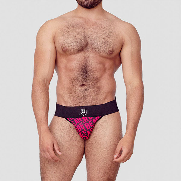 BEAR RED JOCK - jockstrap - suspensorio masculino - calzoncillo - ropa interior deportiva de hombre