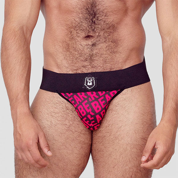 BEAR RED JOCK - jockstrap - suspensorio masculino - calzoncillo - ropa interior deportiva de hombre