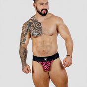 BEAR RED JOCK - jockstrap - suspensorio masculino - calzoncillo - ropa interior deportiva de hombre
