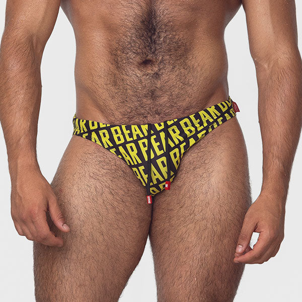 BIKINI BEAR AMARILLO - traje de baño hombre - bañador masculino- sunga de baño
