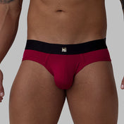 BRIEF ROJO VINO - Calzoncillo - ropa interior de hombre - lenceria masculina