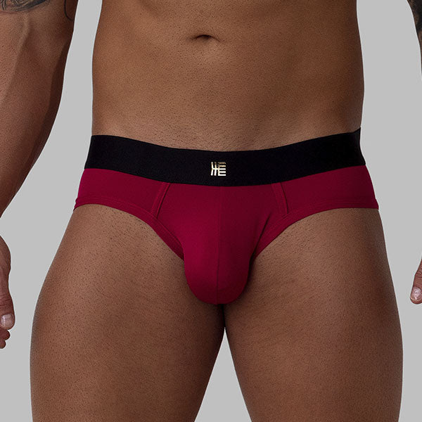 BRIEF ROJO VINO - Calzoncillo - ropa interior de hombre - lenceria masculina
