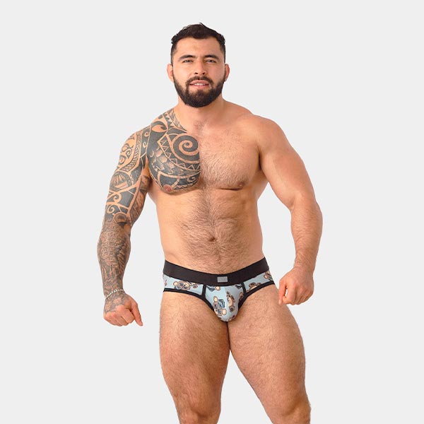 BRUTO TEDDY BRIEF - Ropa interior de hombre - lenceria masculina - calzoncillo - boxer