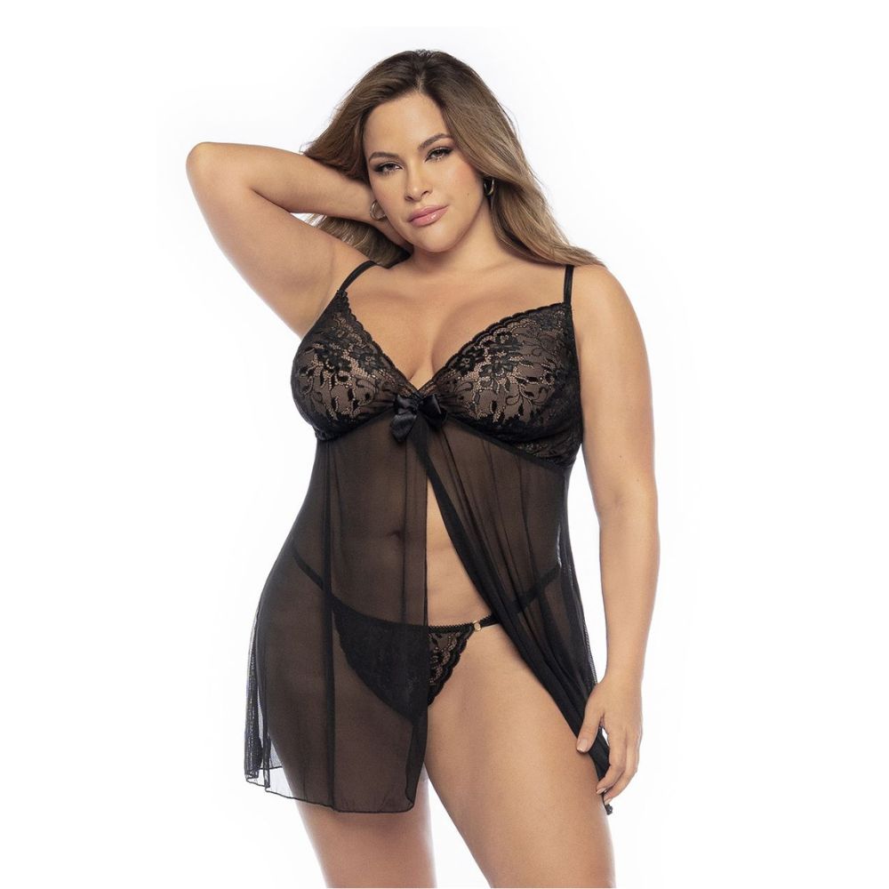 Babydoll Ashley de Mapale - Ropa interior sexy de mujer - Lenceria erotica - sexshop