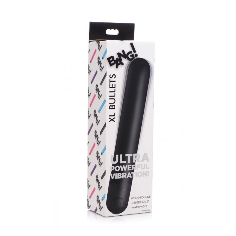 Bala Vibradora XL Bang! - Black - XR PLAY HARD - Artículos sexuales - Vibradores Femeninos