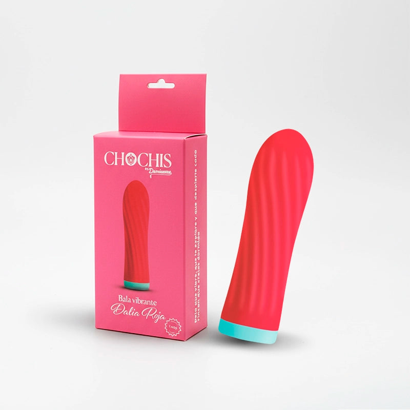 bala vibrante - dalia - chochis - dominame - sexshop - chile - silicona medica - textura suave - potentes vibranciones - tamaño comodo - juego externo - estimulacion clitorial - pezones - glande - masturbacion con vibracion - recargable - resistencia al agua - color rosado - el mejor regalo - regalo erotico