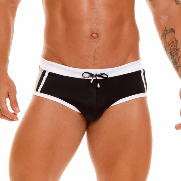 Bañador Canarias Black - Jor Underwear - Trajes de Baño Hombre - Bañadores de hombre