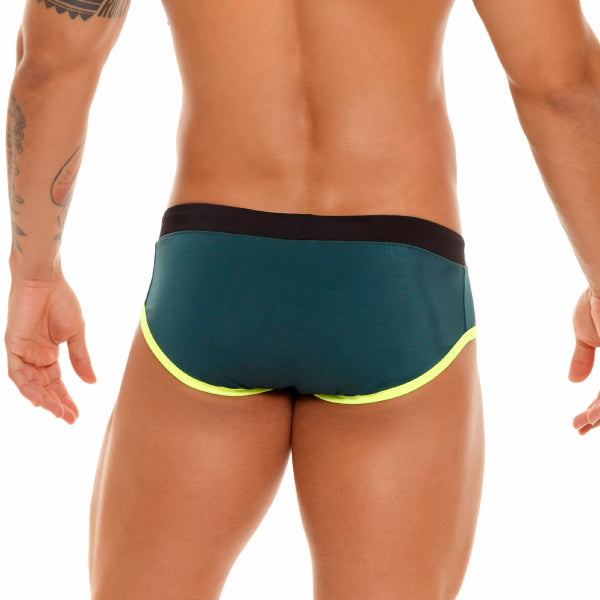 Bañador Maui Green - Jor Underwear - Trajes de Baño Hombre - Bañadores de hombre