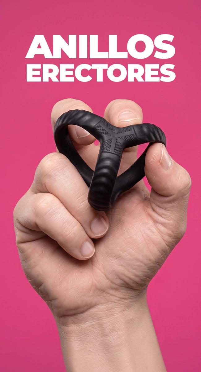 banner web - anillos erectores - potenciar la ereccion - triflex - anillo de silicona medica - silicona liquida - apretar testiculos - separacion testicular - placer intimo - mejor ereccion - anillo triple - cockring - sexshop dominame - tulones - dominame