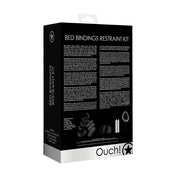 kit de dominacion - muñequeras - tobilleras - amarras de cama - cama queen - cama king - sistema de amarras - fijación a la cama - sumision con amarras - ouch - bdsm - dominame - sexshop dominame 