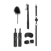 kit de dominacion - set begginer bondage - kit de sumicion - inicios en el bdsm - kit de principiante - mordaza - latigo - fusta - cuerina - muñequeras - antifaz - plumas - contacto suave - masoquismo - ouch - dominame - sexshop dominame 
