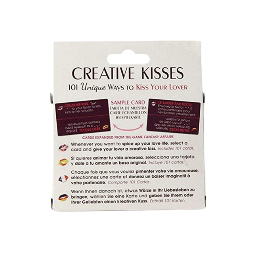 Besos creativos - juego de mesa - juego erotico - besos - formas de besar - juego de parejas - tarjetas creativas - sexshop - dominame 