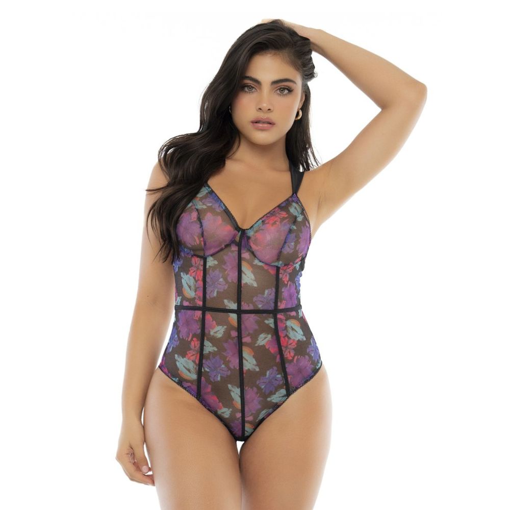 Bodysuit Multi Floral de Mapale - Ropa sexy para mujer - lencerias - sex shop dominame.cl
