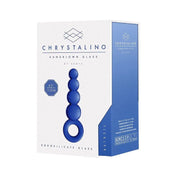 Bolas anales Chrystalino azul de Ouch! - Estimulador prostata - punto p - Sexshop Dominame.cl - CHR030BLU