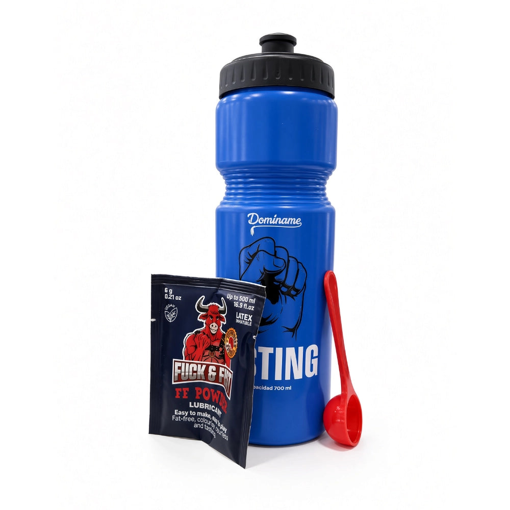 botella de lubricante - fuck&fist - lubricnate en polvo - lubricante a base de agua - lubricante viscoso - fisting - juguetes XL - juegos extremos - sexo anal - juguetes sexuales - fetiche - placer anal - juegos de bdsm - dominame - sexshop dominame - regalo - lubricante para preparar - juegos humedos - textura baba - baboso - textura transparente - rojo - azul - negro - botella de plastico - lanzador de lubricante - facil de limpiar - sin olor 