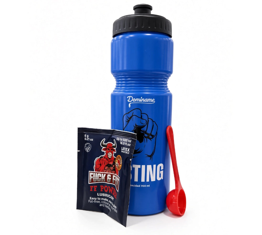 botella de lubricante - fuck&fist - lubricnate en polvo - lubricante a base de agua - lubricante viscoso - fisting - juguetes XL - juegos extremos - sexo anal - juguetes sexuales - fetiche - placer anal - juegos de bdsm - dominame - sexshop dominame - regalo - lubricante para preparar - juegos humedos - textura baba - baboso - textura transparente - rojo - azul - negro - botella de plastico - lanzador de lubricante - facil de limpiar - sin olor 