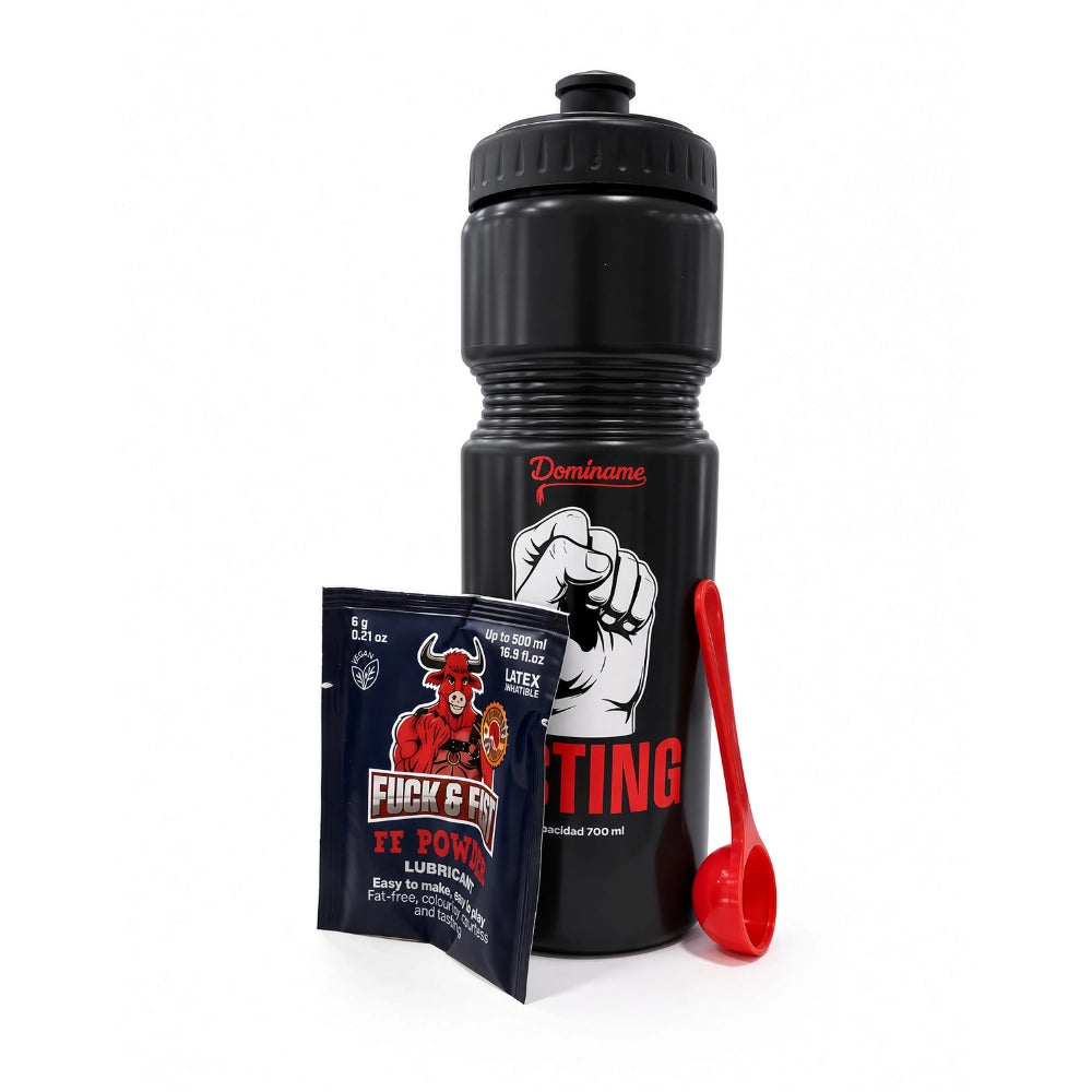 botella de lubricante - fuck&fist - lubricnate en polvo - lubricante a base de agua - lubricante viscoso - fisting - juguetes XL - juegos extremos - sexo anal - juguetes sexuales - fetiche - placer anal - juegos de bdsm - dominame - sexshop dominame - regalo - lubricante para preparar - juegos humedos - textura baba - baboso - textura transparente - rojo - azul - negro - botella de plastico - lanzador de lubricante - facil de limpiar - sin olor 