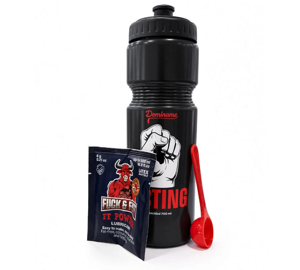 botella de lubricante - fuck&fist - lubricnate en polvo - lubricante a base de agua - lubricante viscoso - fisting - juguetes XL - juegos extremos - sexo anal - juguetes sexuales - fetiche - placer anal - juegos de bdsm - dominame - sexshop dominame - regalo - lubricante para preparar - juegos humedos - textura baba - baboso - textura transparente - rojo - azul - negro - botella de plastico - lanzador de lubricante - facil de limpiar - sin olor 