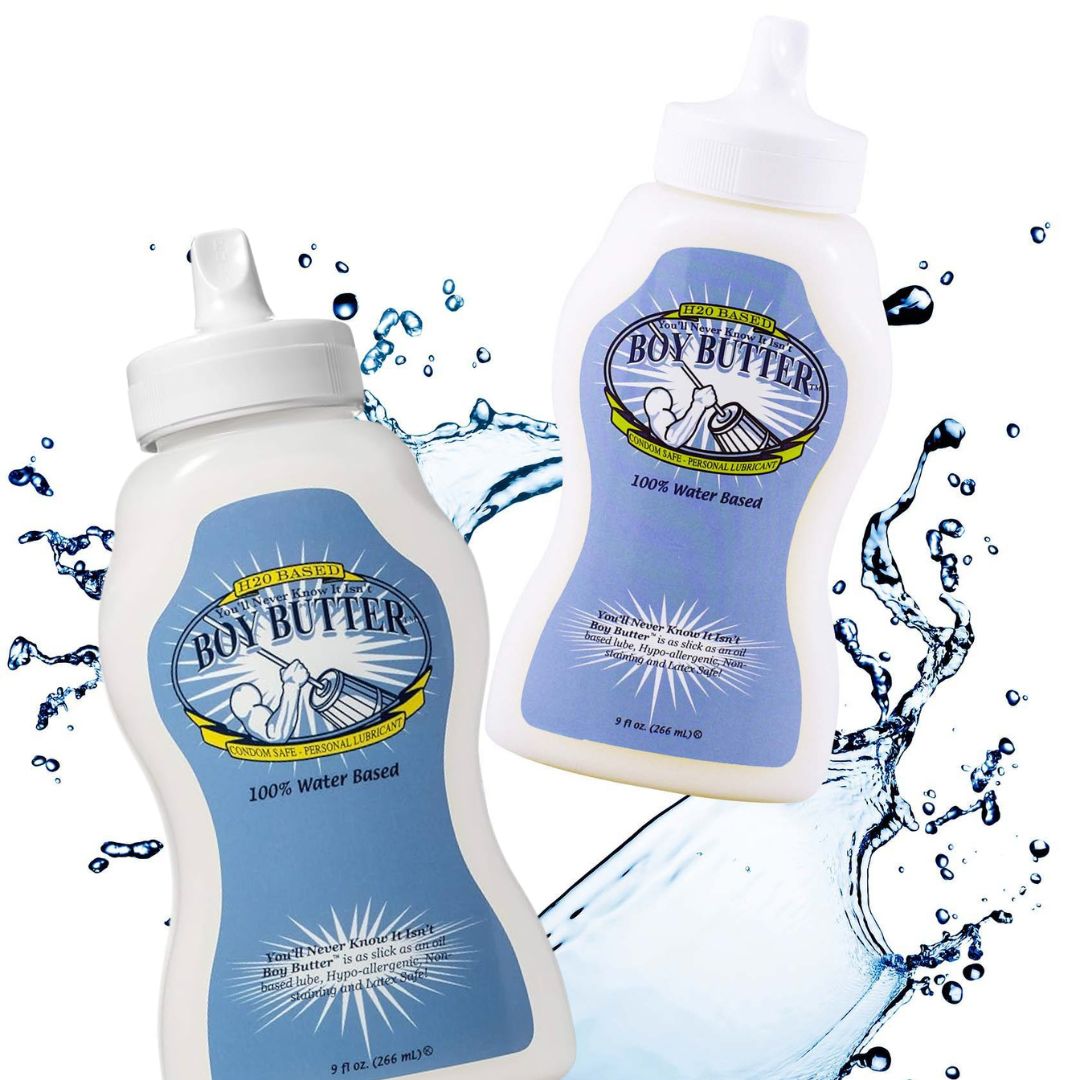 Boy Butter H20  Lubricante Base Agua - H2O Formula 266 ML. - Lubricantes Íntimos de Calidad Sexshop Dominame.cl