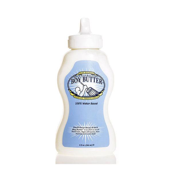 Boy Butter H20  Lubricante Base Agua - H2O Formula 266 ML. - Lubricantes Íntimos de Calidad Sexshop Dominame.cl