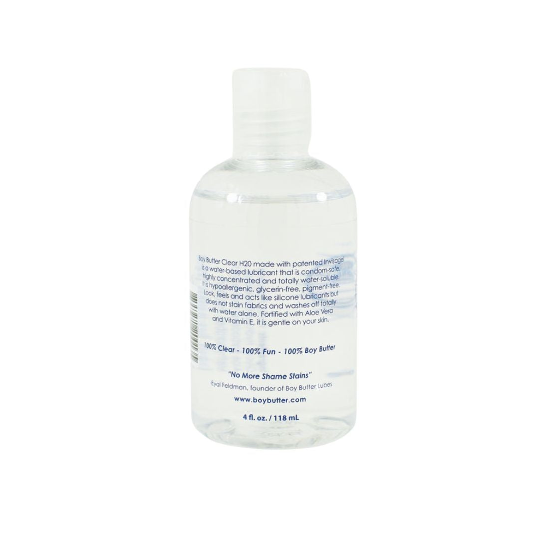 Boy Butter Lubricante a Base de Agua - Clear Formula 118 ml. -Lubricantes Íntimos de Calidad Sexshop Dominame.cl