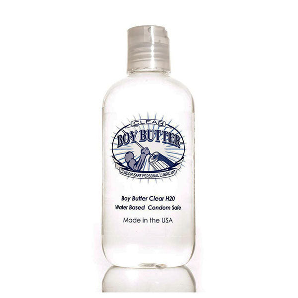 Boy Butter Lubricante a Base de Agua - Clear Formula 236 ml. -Lubricantes Íntimos de Calidad Sexshop Dominame.cl