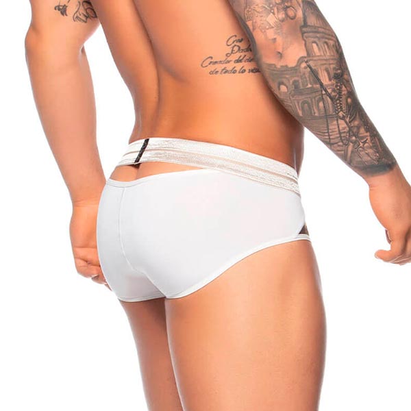 Brief Luxury Cosmos - White - Boxer corto - calzoncillo - ropa interior sensual hombre - lenceria masculina