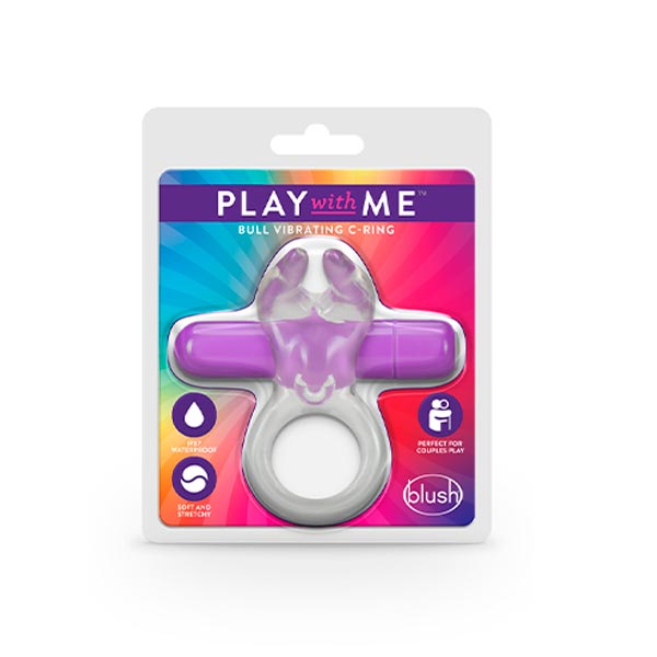 C-Ring Toro Vibrante - anilo para pene - anillo con vibracion - anillo erector - juguetes sexuales- envios discretos
