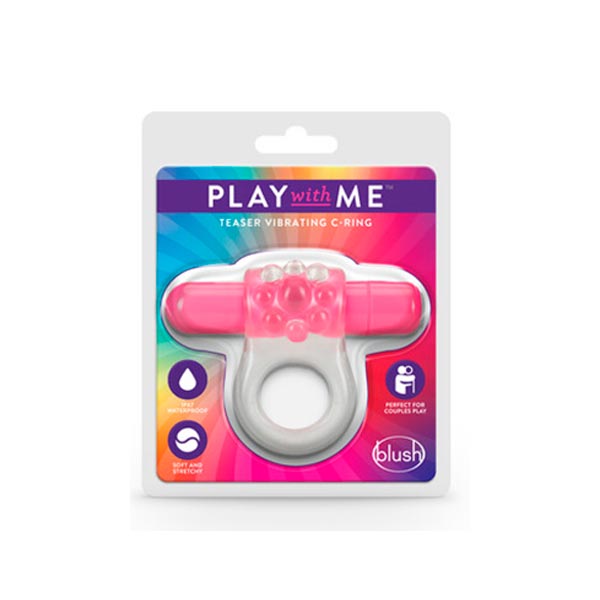 C-Ring Vibrante Teaser - anilo para pene - anillo con vibracion - anillo erector - juguetes sexuales- envios discretos