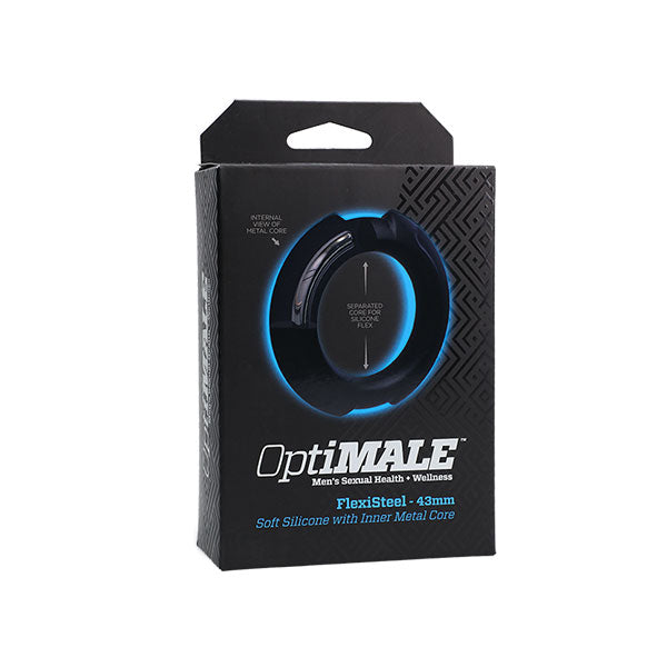 C-Ring de silicona OptiMALE - (43 mm) - anillo para pene - cockring - anillo peneano - anillo erector - sex shop - juguetes sexuales - juguetes para pene - envios discretos