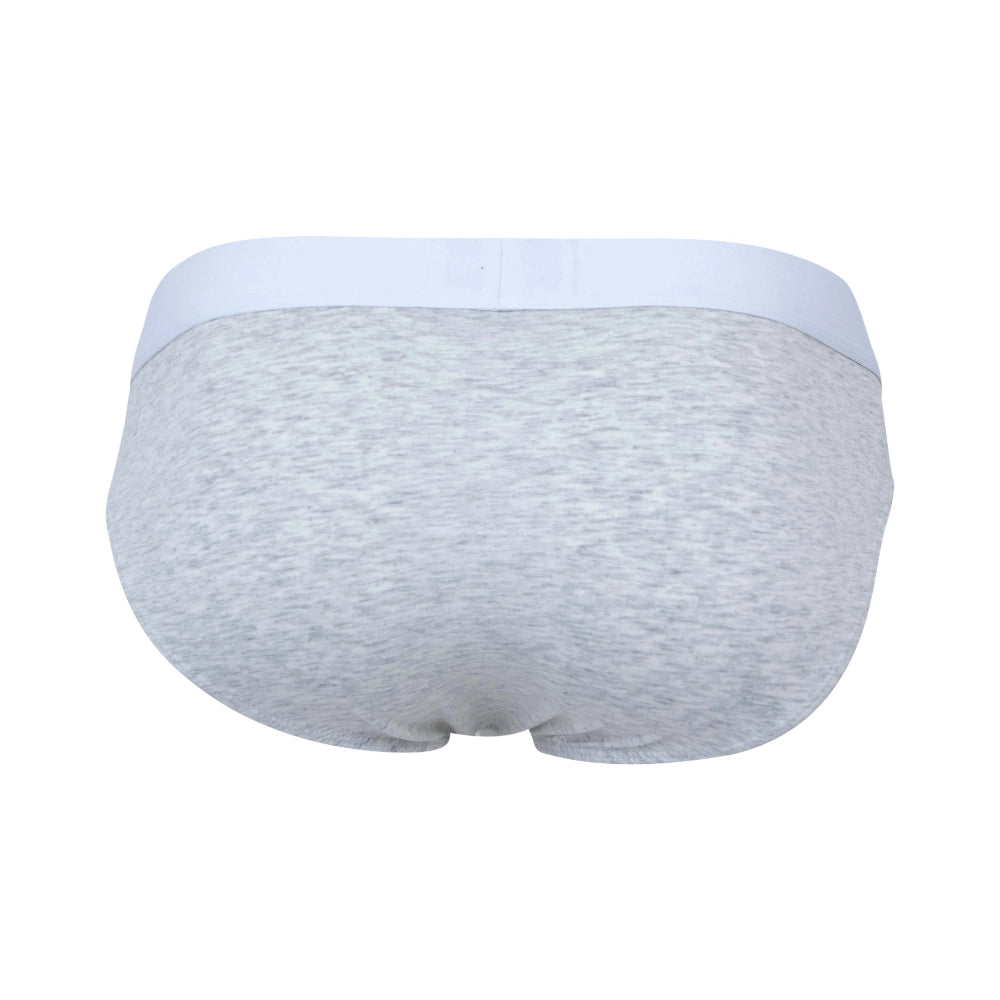 lenceria clasica - brief - gris - prenda de algodon - pretina elasticada - lenceria anatomica - modelo basico - lenceria de hombre - lenceria masculina - slip - calzoncillo - clever - dominame - sexshop domianme