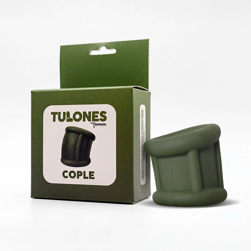 Anillo testicular - estirador testicular - cockring - tulones - verde - silicona liquida - extra blando - fácil de usar - fetiche - morbo - dominame - sexshop dominame 