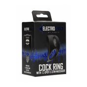 CockRing Electroshock de Ouch - Anillo para pene con vibracion y electro estimulacion - Sexshop Dominame.cl - ELC022BLK