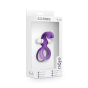 Cockring Iris Noje - C3 Recargable - Anillo vibrador hombre - anillos para el pene - bala recargable - anillo erector -  sex shop Chile 