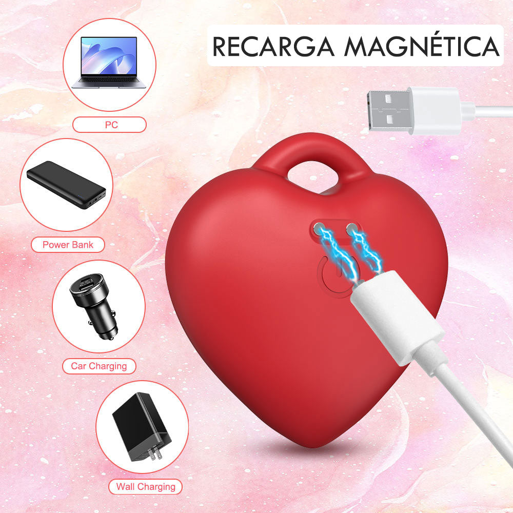 Collar Corazon Vibrante - dominame - juguetes sexuales - juguetes sexuales vibradores - vibrador online - Sex shop Dominame.cl