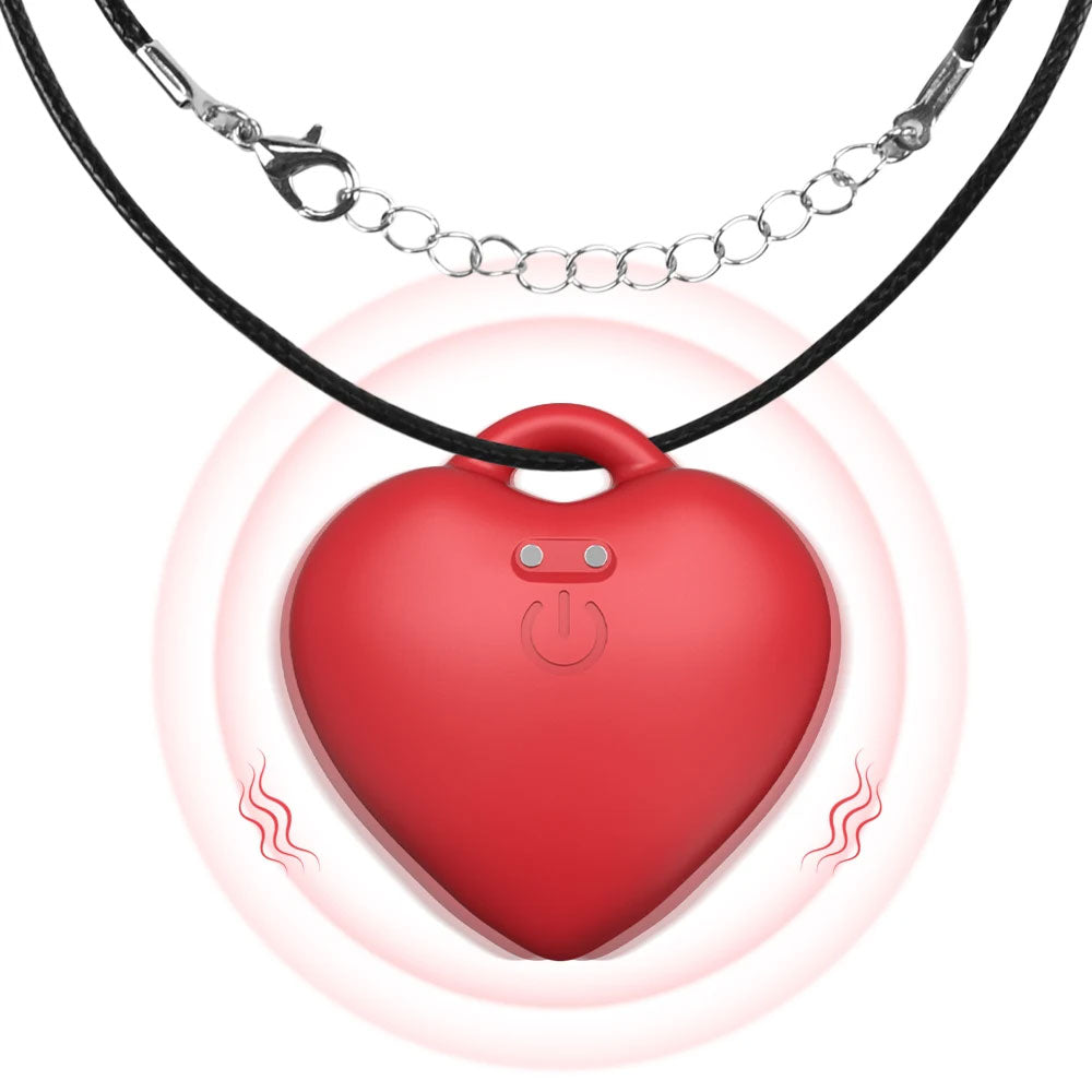 Collar Corazon Vibrante - dominame - juguetes sexuales - juguetes sexuales vibradores - vibrador online - Sex shop Dominame.cl