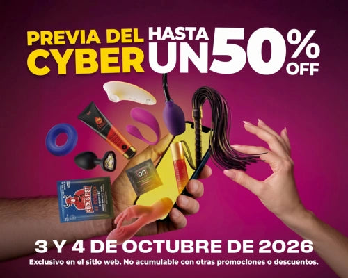 Comenzo la previa del cyber monday 2026 en el sex shop mas grande de Chile Dominamecl - Juguetes para adultos - lubricantes intimos y mucho mas