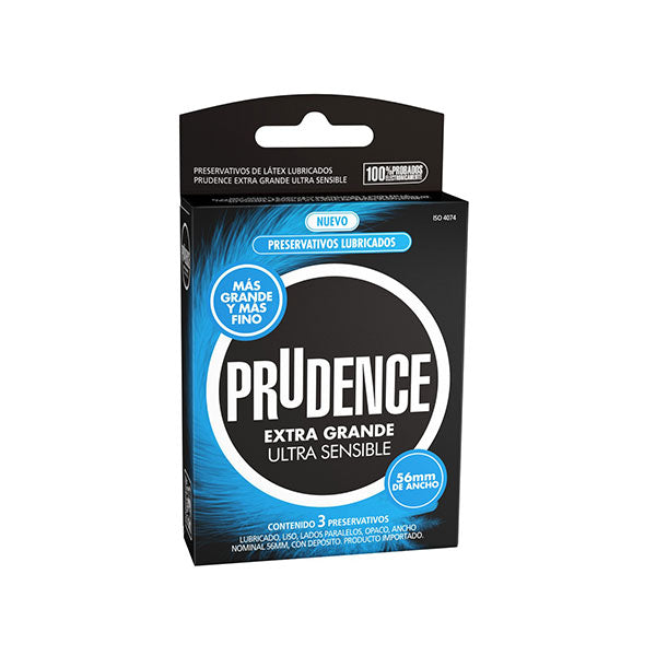 Condones Extragrande Ultrasensible - 3u. - preservativos - condones xl - sexo seguro - Anticonceptivos - Protección sexual - profilacticos - forros - sexshop Santiago - envios discretos a todo chile