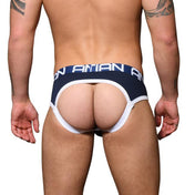 CoolFlex Modal Arch Jockstrap Navy - Andrew Christian - Suspensorio - Ropa interior erotica 